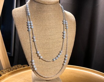 Double Strand Freshwater Pearl Necklace