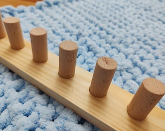 18" dikke breideken weefgetouw jumbogaren - custom breiweefgetouw - draagbaar