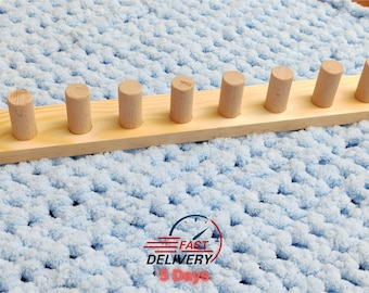 60" dikke breideken weefgetouw jumbogaren - custom breiweefgetouw - opvouwbaar en draagbaar