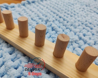 24" dikke breideken weefgetouw jumbogaren - custom breiweefgetouw - draagbaar