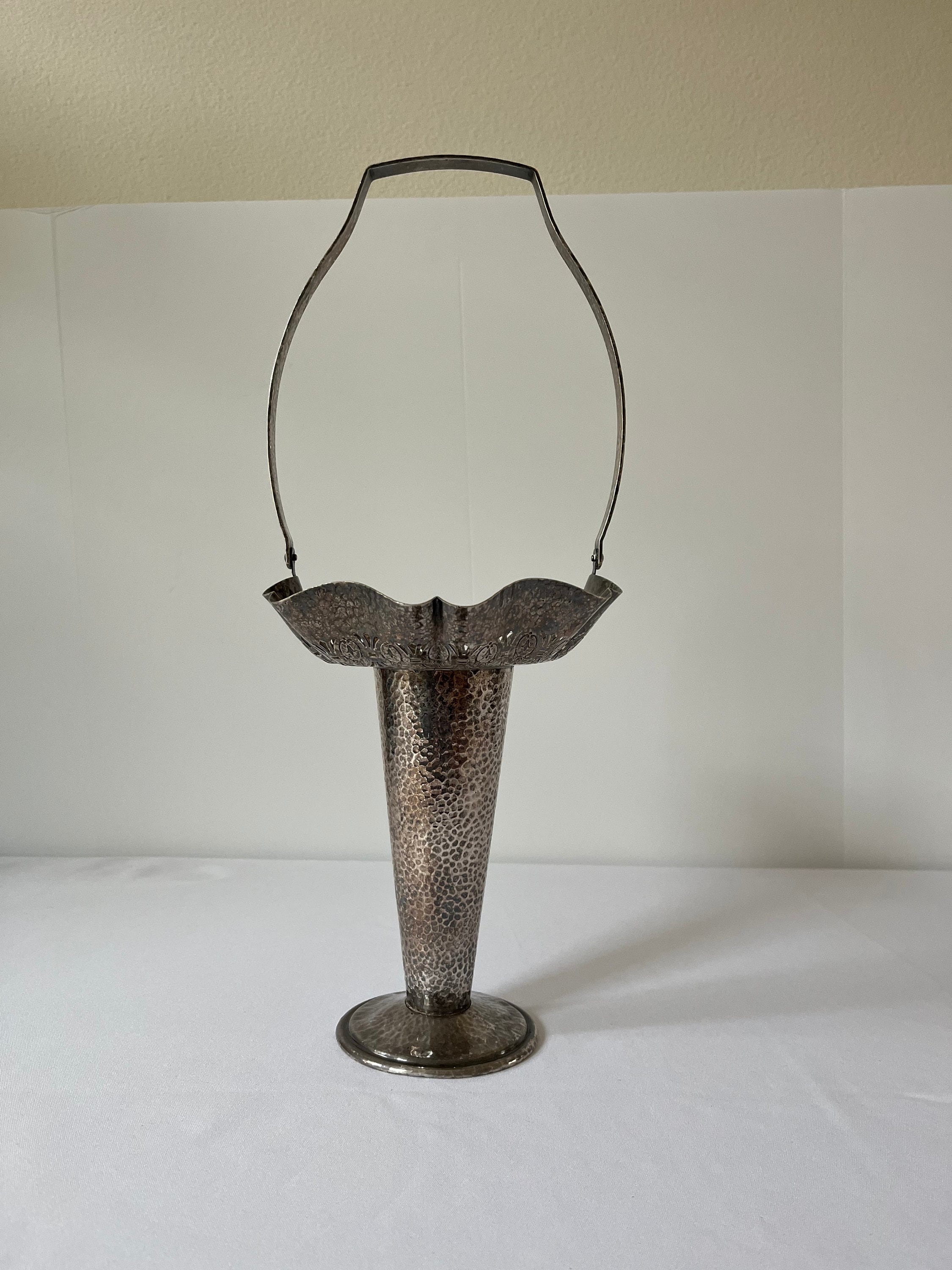 Antique Silver Brides Basket Pierced Bernard Rice & Sons C. Etsy