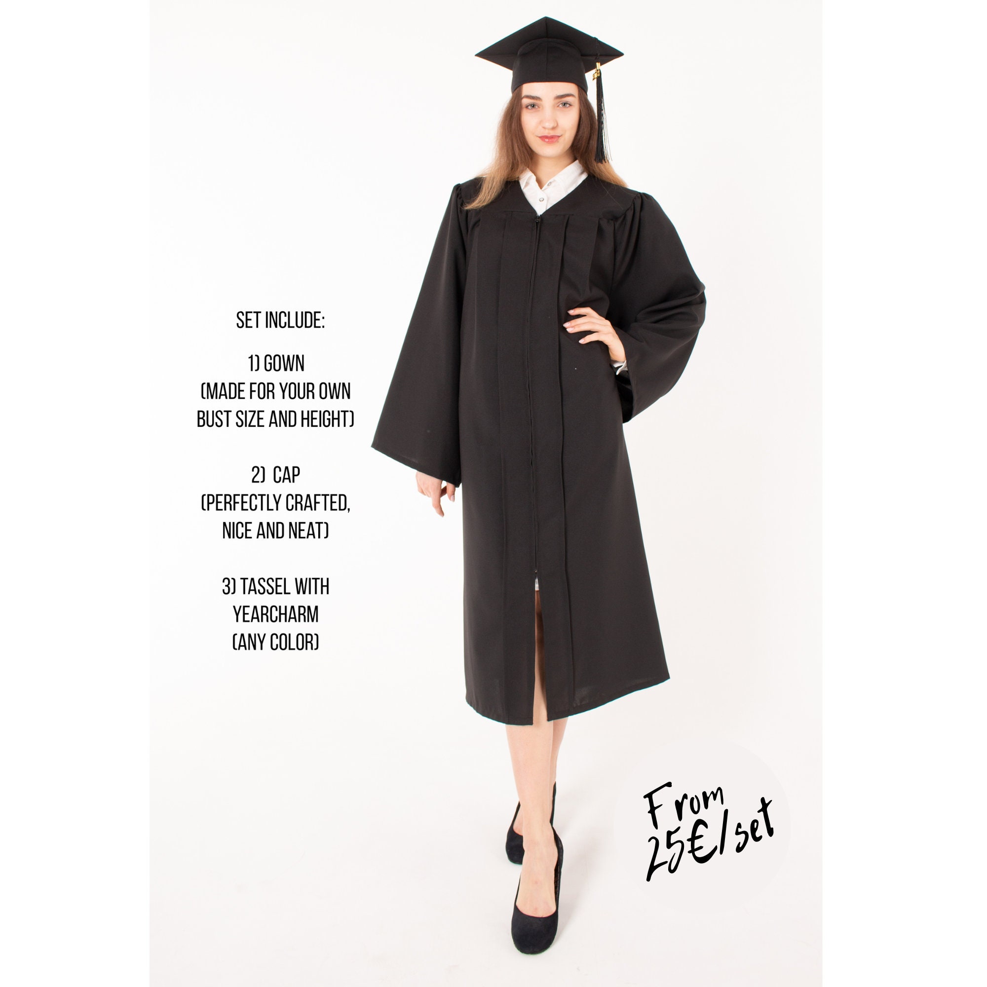GraduationMall Matte Kindergarten & Preschool Graduation Gown Cap Set  Size 30 | eBay