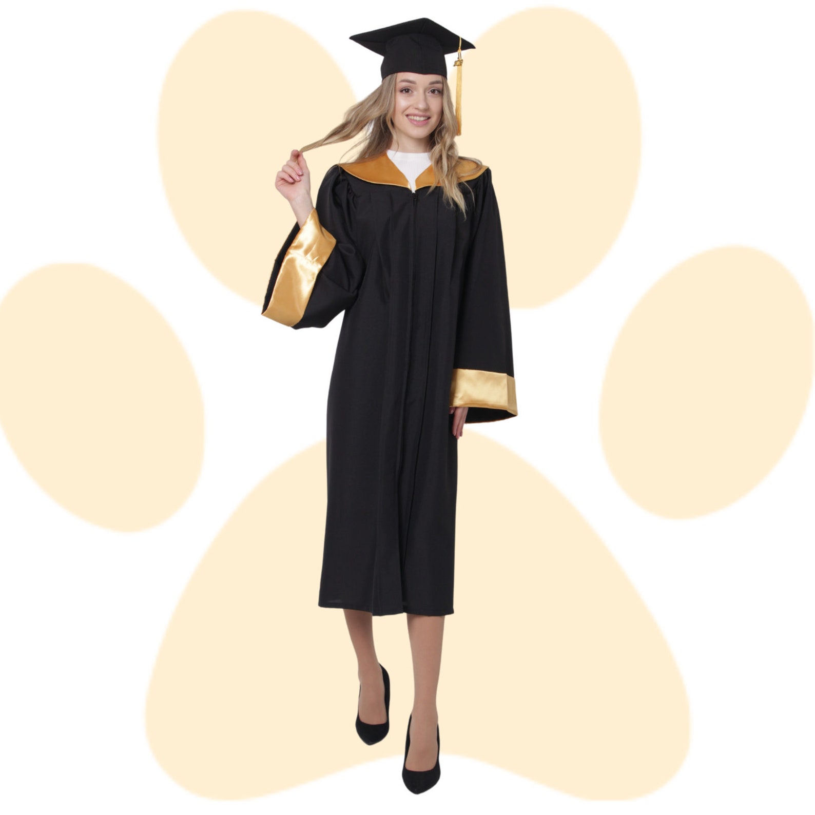 Graduation Gown - Academic Dress - Academic Robes - Graduate Gown ...