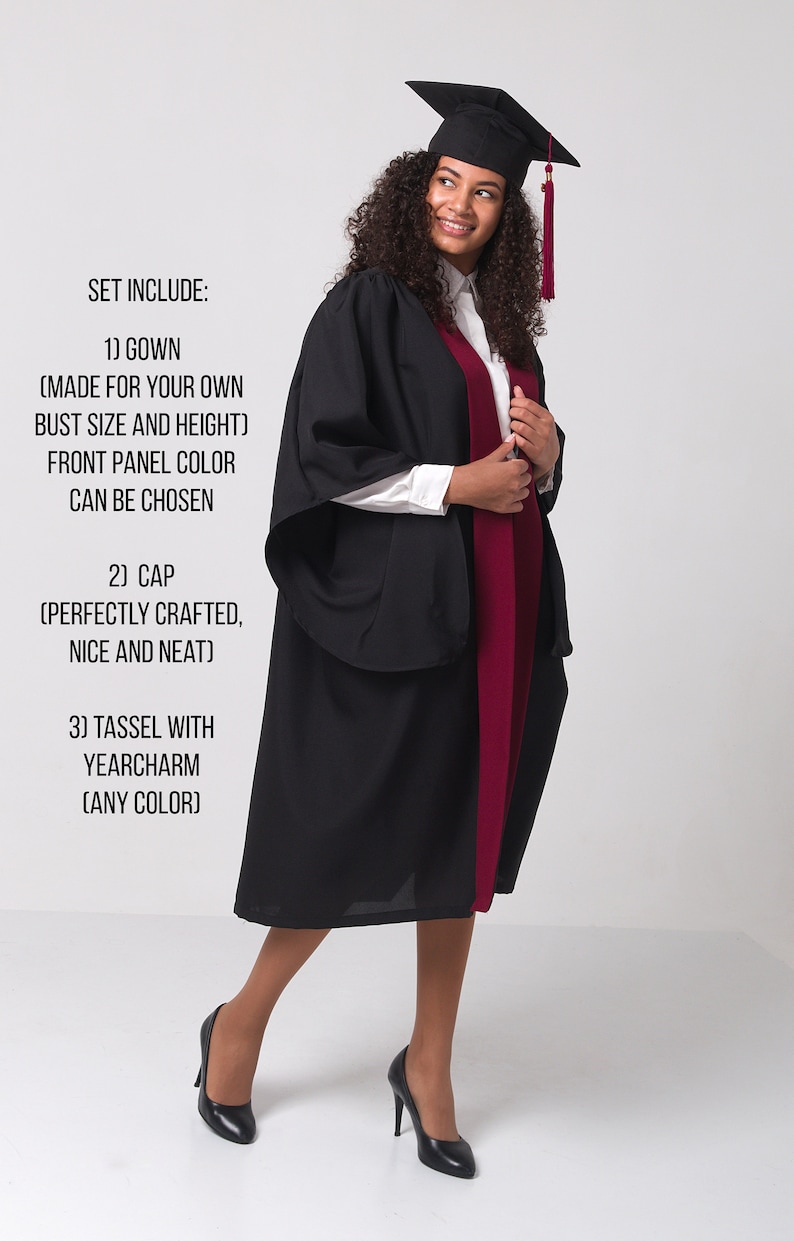 Graduation Gown Academic Dress Academic Robes Graduate Gown Student