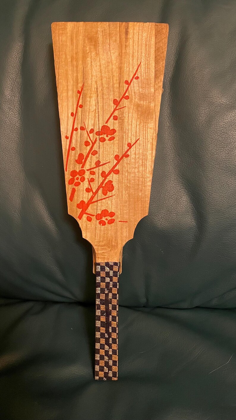 Vintage Hagoita Hanetsuki Paddle Traditional Japanese Geisha - Etsy