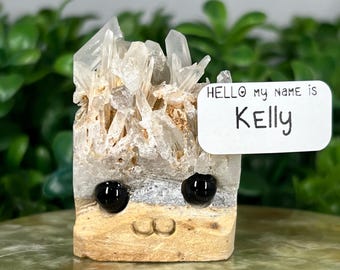 Meet Kelly – A Quartz Cluster Hedgie/Crystal Companion