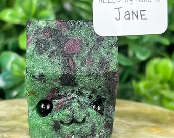 Meet Jane – A Ruby & Zoisite Hedgie/Crystal Companion