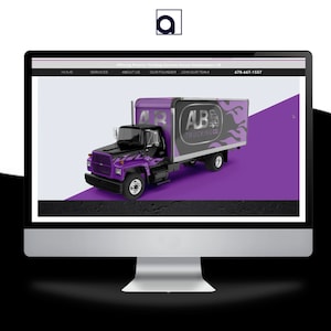 Site Web de camionnage préfabriqué | Modèle de conception de site Web Wix, configuration incluse, graphiques inclus, utilisable dans n&#39;importe quel domaine