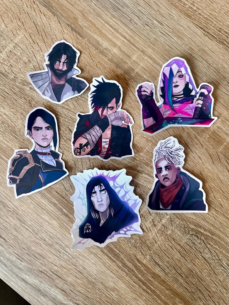 Arcane Sticker Pack of 6 - Etsy
