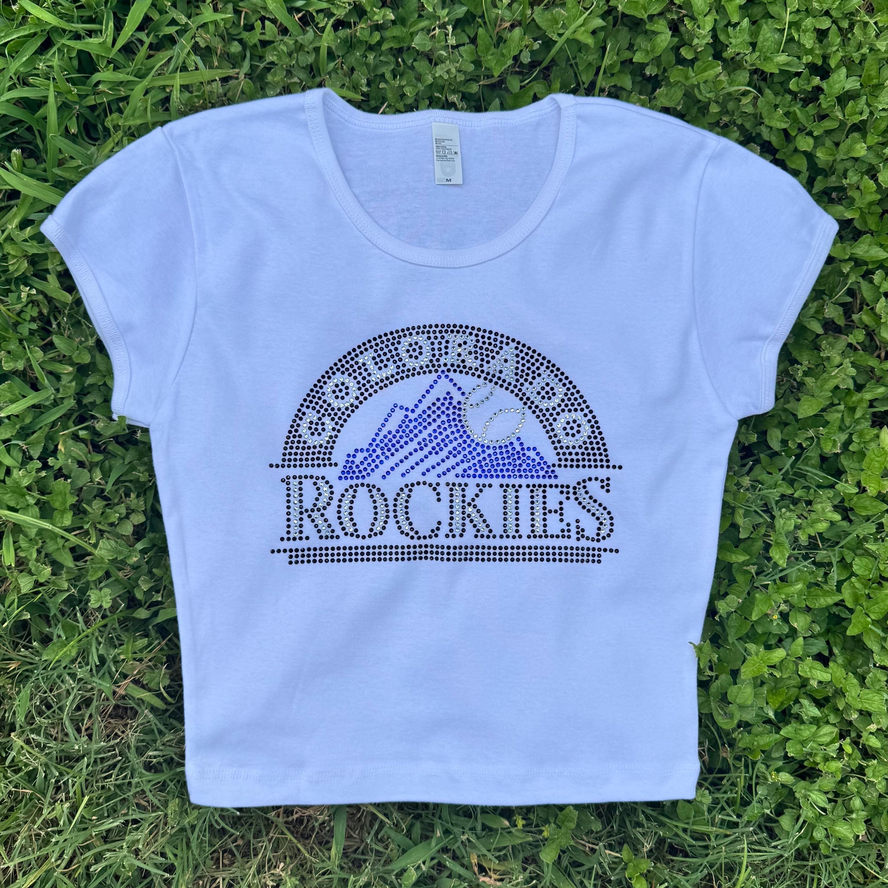 BEP OG RHINESTONE BABY TEE WHITE – BlackEyePatch