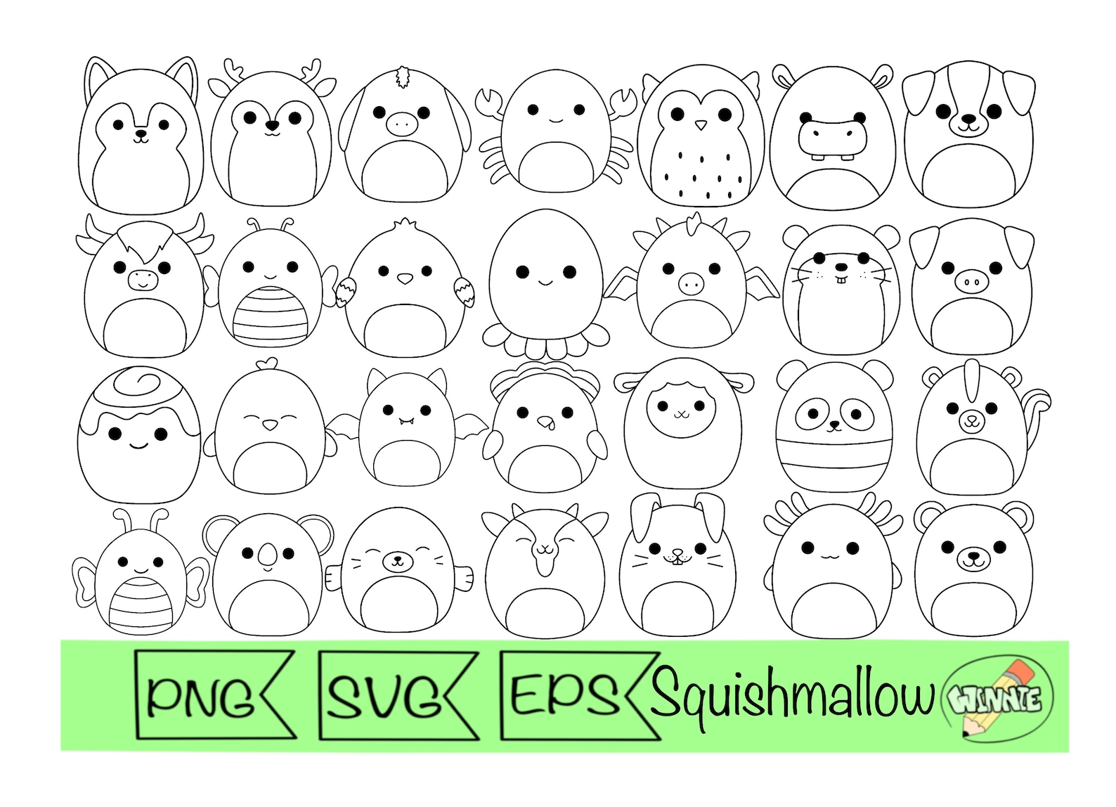 Squishmallow Svg Outline Cut File Laser Squishy Clipart Etsy Ireland Squishmallow Svg Outline Cut File Laser Squishy Clipart Etsy Ireland