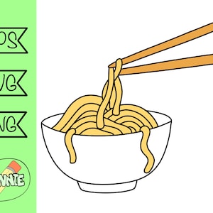 ramen noodle svg kawaii food sticker ramen png sticker printable shirt transfer paper cute food ramen clipart noodle png digital doodle