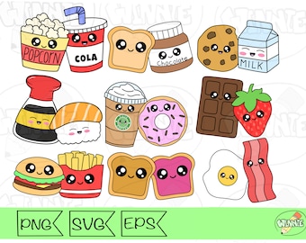 combinación perfecta svg par de alimentos clipart kawaii comida png sushi san valentín clip art comida pareja svg kawaii san valentín pegatina imprimible digital