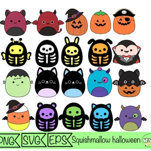 squishmallow halloween svg png clipart cute squishy halloween clipart squishmallow sticker cricut smooshy pumpkin clipart squishmallow png