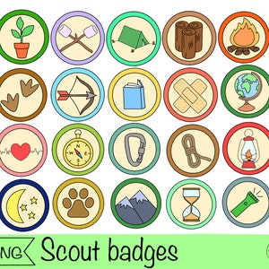 scout badges png clipart girl scout badge camping badge brownie scout daisy troop badges png printable scouting badge digital sticker image 1