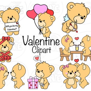 kawaii valentine png clipart kawaii teddy bear png valentine png digital sticker printable cartoon animal valentine png scrapbook bujo