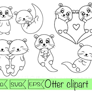 Lindo nutria svg contorno nutria SVG lindo nutria cricut corte láser archivo nutria svg camisa vector nutria sosteniendo mano svg bebé no nutria como tú svg