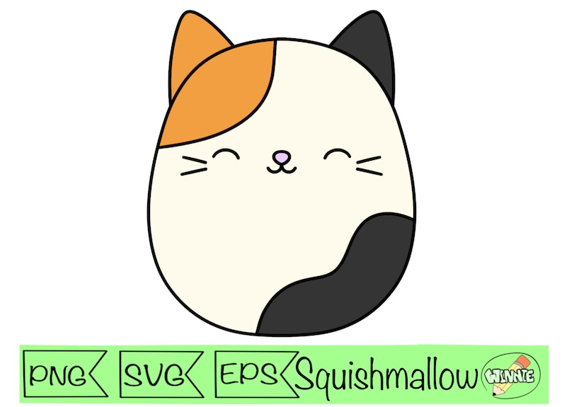 squishamallow cat svg cat smooshy svg file cute printable cat squishmallow clipart digital squismallow stickers cricut svg files squishy png image 1