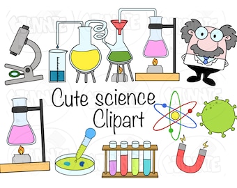 kawaii science clipart science digital stickers goodnotes science printable stickers scientist teacher crazy professor laboratory png