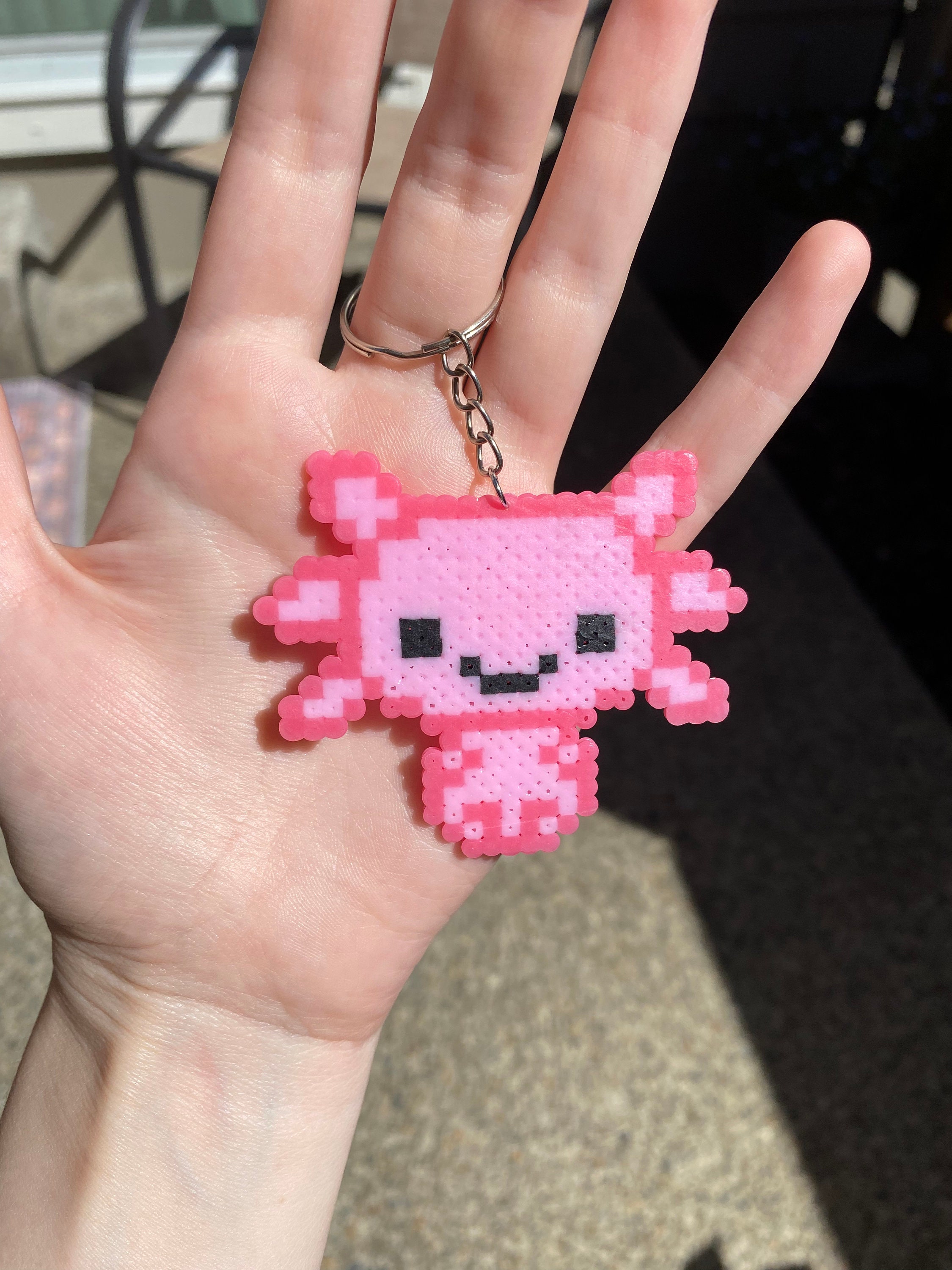 Kawaii Axolotl Keychain