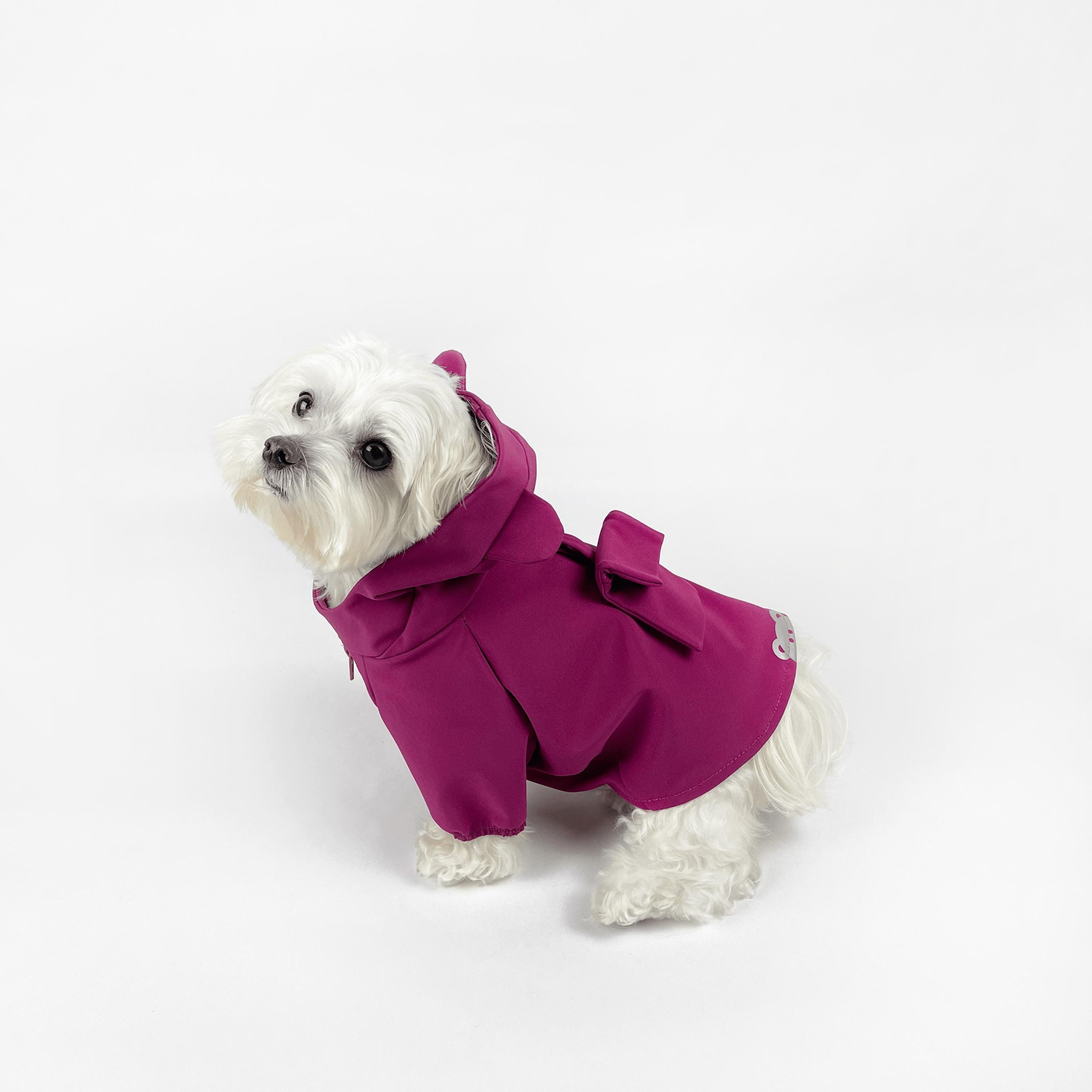 Handgemaakte softshell hondenregenjas met reflecterend element, waterdicht en winddicht hondenjack, lichtgewicht aangepaste hondenjas, hondenjack, hondencadeau