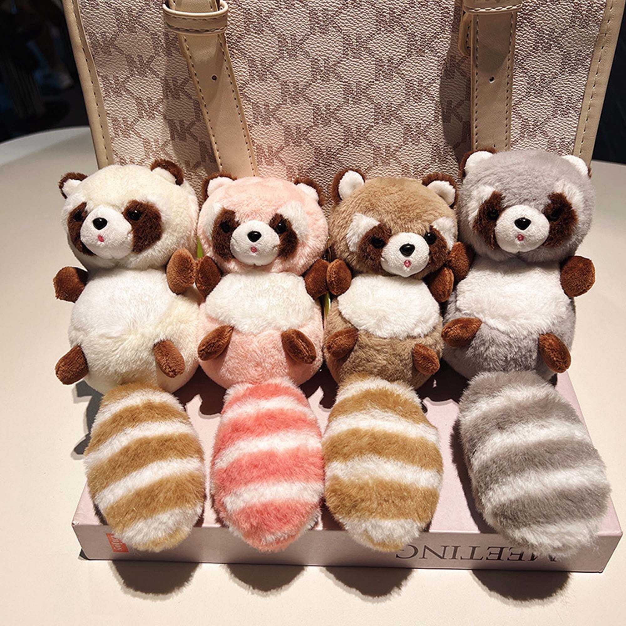 Cute Stuffed Animal Dog Anime Plush Key Chain, Fashion Accessory Backpack  Clips, Kindergarten Gift, Handbag Pendant, 5 inch (White)