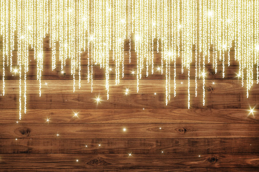 Avezano Geburtstag Hintergrund 2,2x1,5 M – Golden Glitter, Für Foto-Shootings & Partys