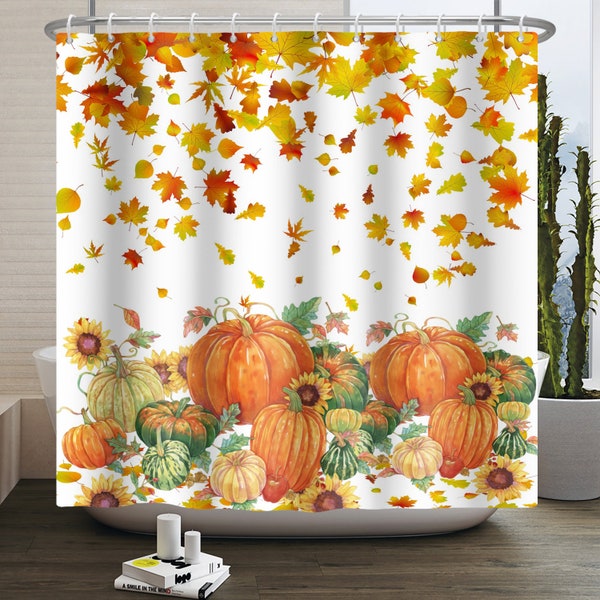 Fall Shower Curtain Etsy