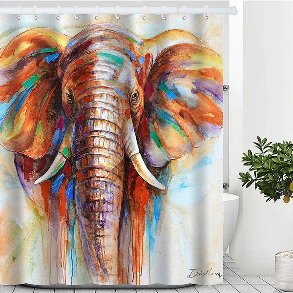 Elephant Curtains Etsy