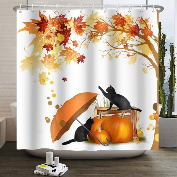 Cat Shower Curtain - Shop Online - Etsy