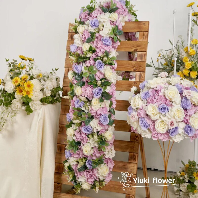 Flower Row Table Centerpiece - Etsy