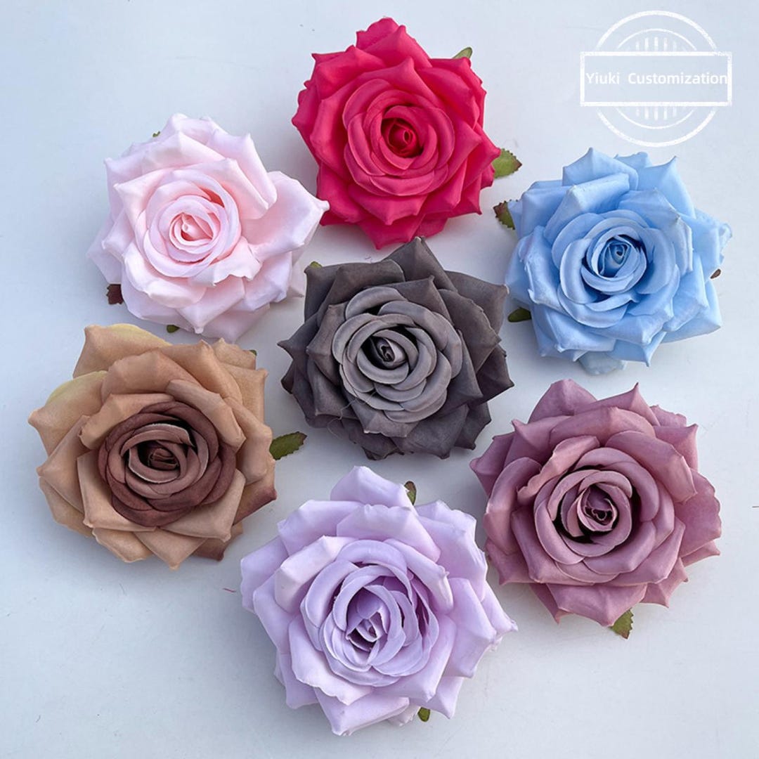 Fake Roses 1000pcs 10-1000pcs Faux Rose Flower Heads,high Quality Artificial DIY Floral ...