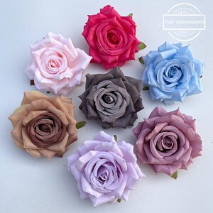 10-1000pcs Faux Rose Flower Heads,High Quality Artificial DIY Floral | Wedding/Home Decoration| Fake Flowers DIY Bouquets/Centerpieces Decor
