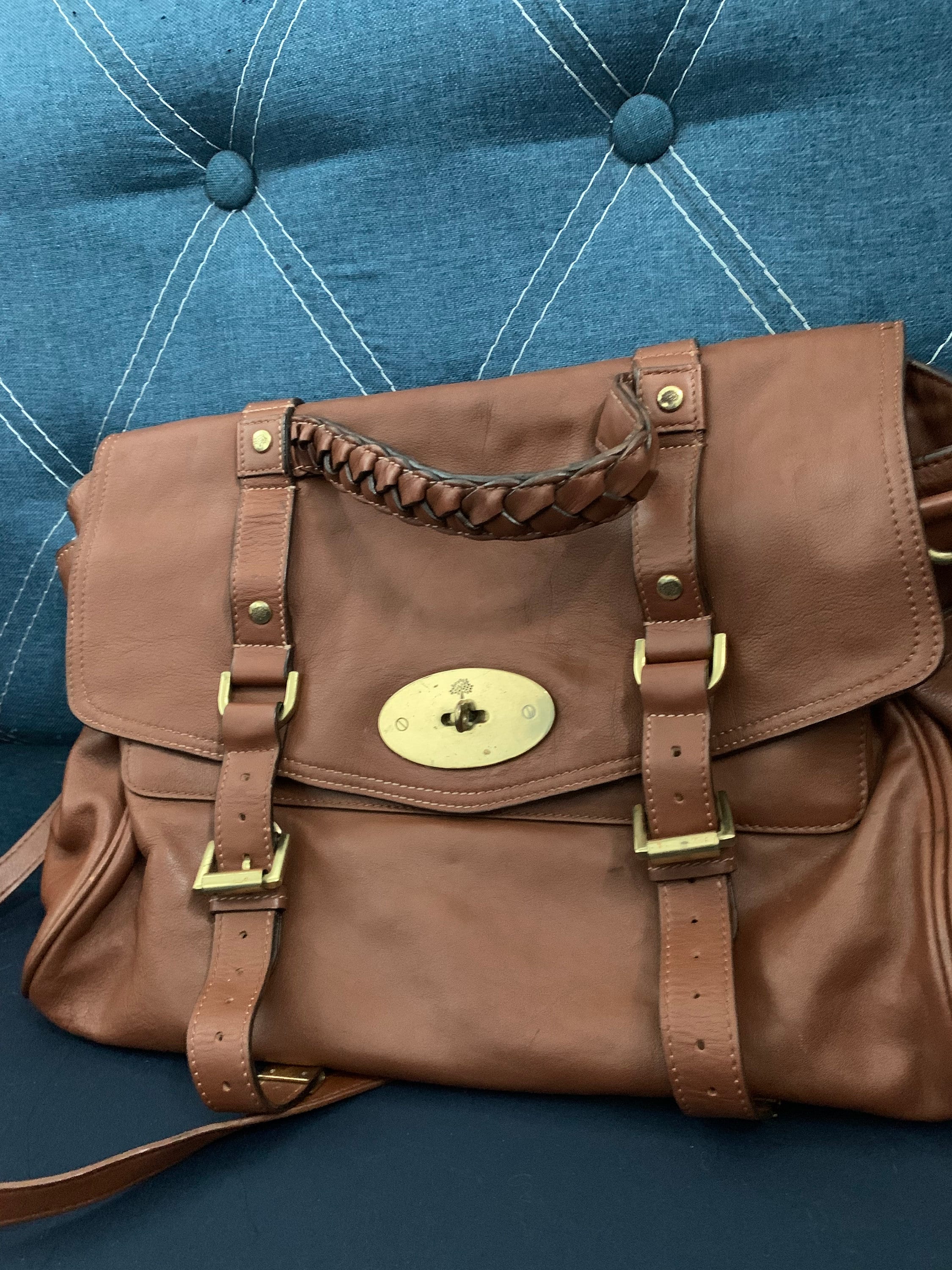 Mulberry Alexa Crossbody Bag in Brown