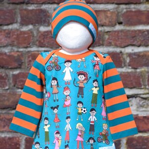 Sweet tunic set &quot;Children of the World&quot; with trousers size 68
