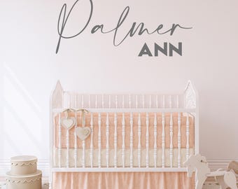 Custom Wooden Nursery Name Sign | Personalized Baby Name Sign | Wooden Wall Decor for Nursery | Baby Shower Gift | Kids Room Sign