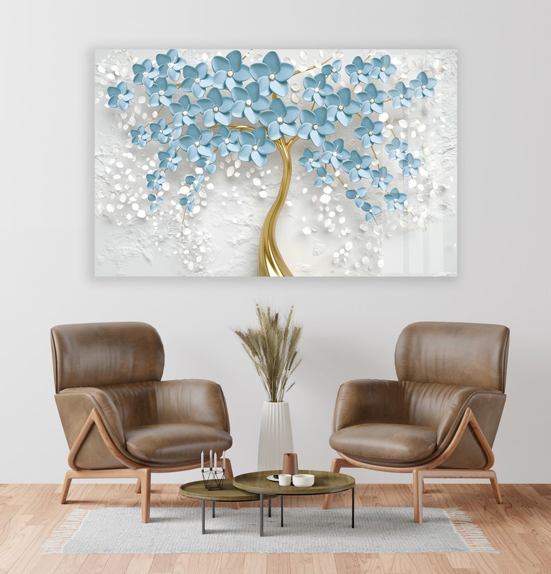 Tempered Glass Handmade Crystals Wall Arthandmade Wall Etsy