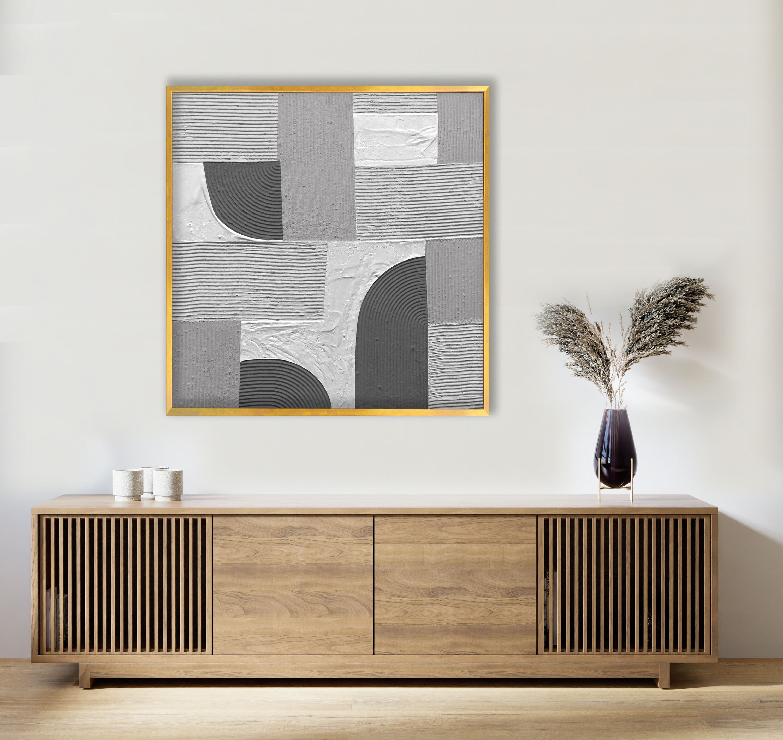 3d Textured Paintingminimalist Artlarge Abstract Wall Art3d Etsy