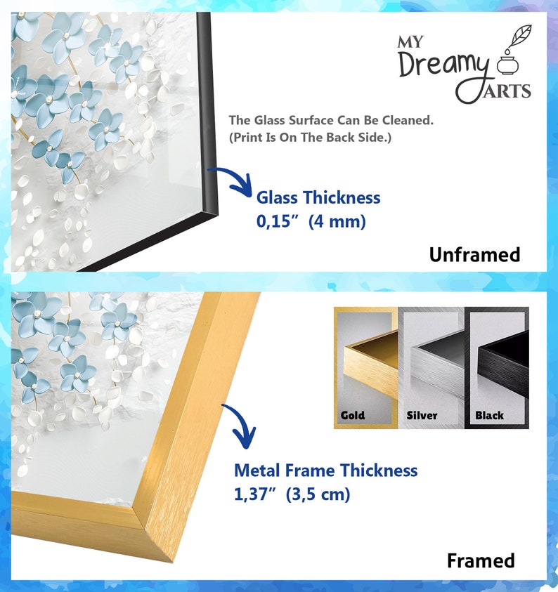 Tempered Glass Handmade Crystals Wall Arthandmade Wall Etsy