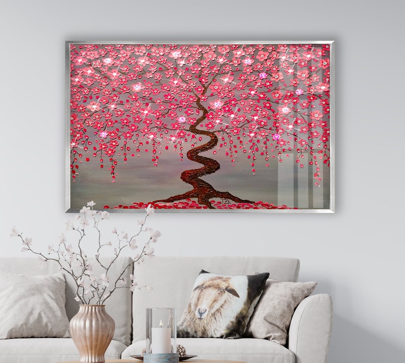 Tempered Glass Handmade Crystals Wall Arthandmade Wall Etsy