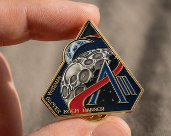 Spilla acrilica Spazio, Spilla acrilica Artemis II, Copia Moon Joy