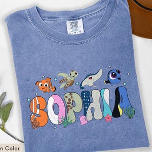Personalized Finding Nemo Shirt, Nemo Shirt, Nemo Dory Squirt, Disney Shirt