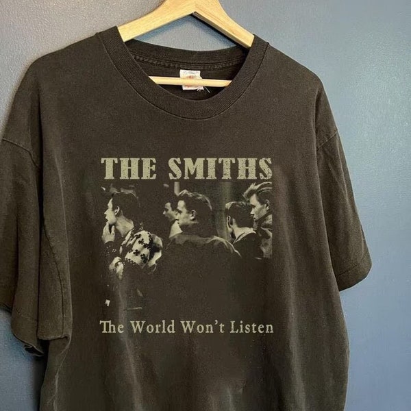 Vintage The Smiths Aesthetic T-Shirt, Retro The Smiths Shirt, The Smiths Shirt 80s Retro Musical Vintage T-Shirt, Unisex T-Shirt