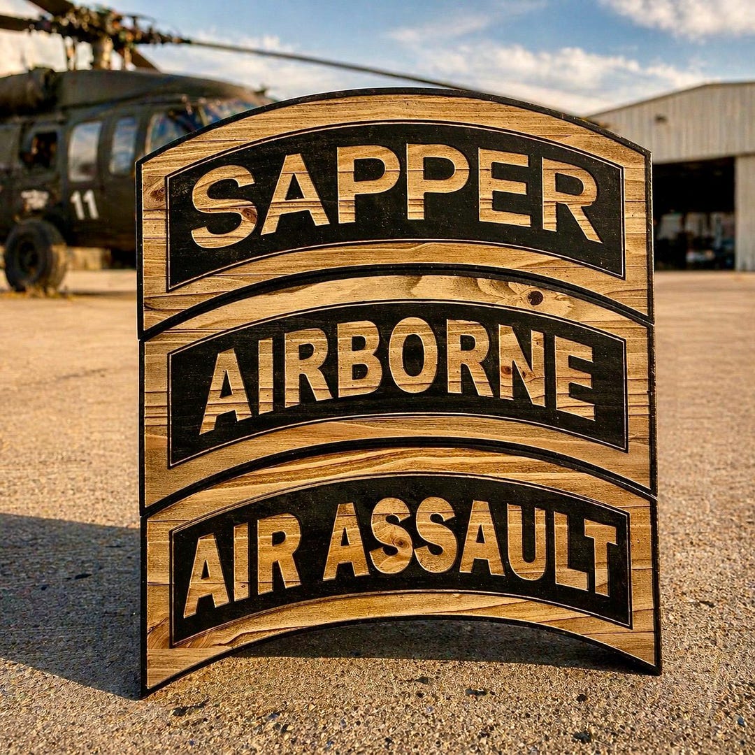 Ford Ranger Tab Army Tabs - Laser Engraved Ranger Tab - Airborne Tab - Sapper Tab ...