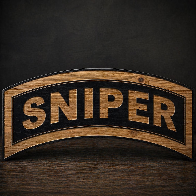 Custom Ranger Tabs Army Tabs - Laser Engraved Ranger Tab - Airborne Tab - Sapper Tab ...