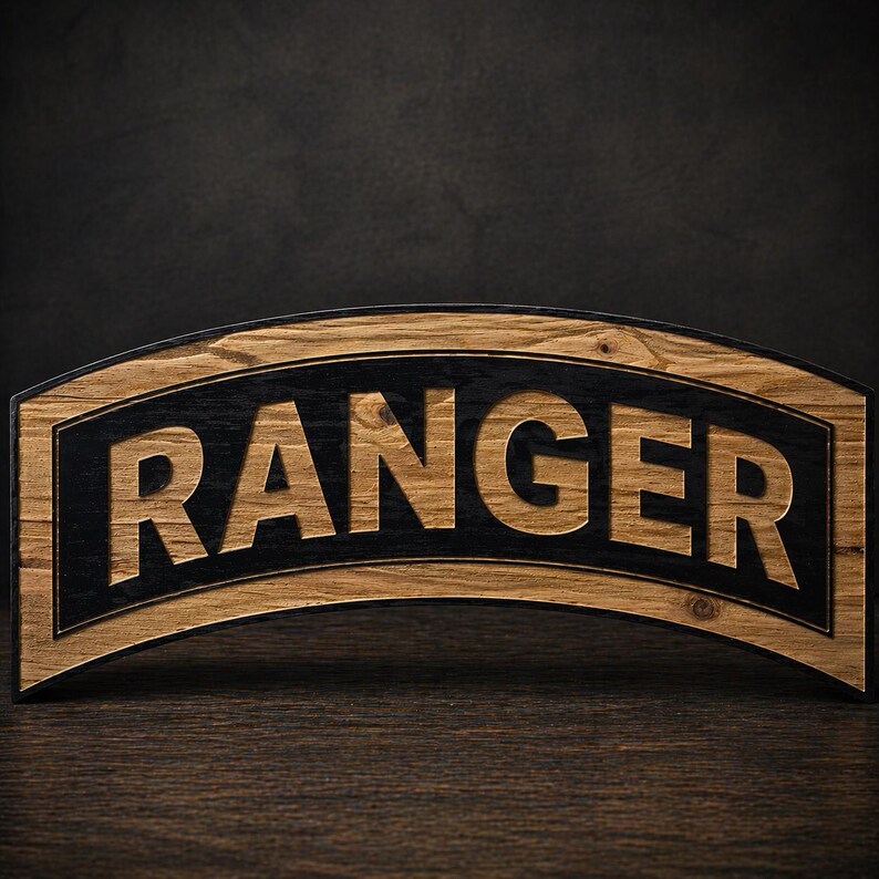 Army Tabs - Laser Engraved Ranger Tab - Airborne Tab - Sapper Tab ...