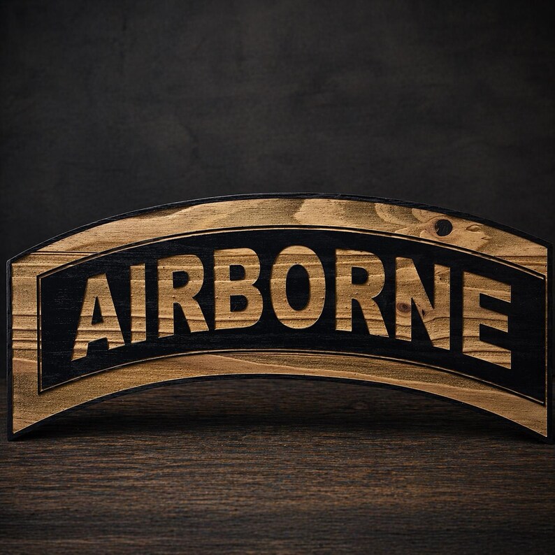 Army Tabs - Laser Engraved Ranger Tab - Airborne Tab - Sapper Tab ...