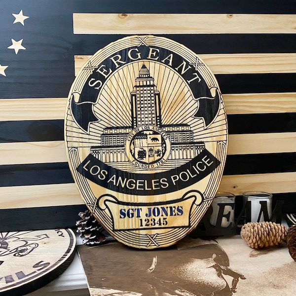 Police Badge Cutouts - Etsy UK