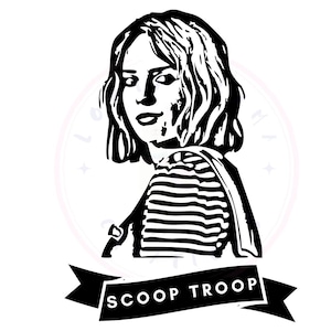 Stranger Things SVG, ROBIN Scoop Troop, Running Up that Hill Svg Bestand voor cricut, Max, Vecna, Svg, Png, Digitale download