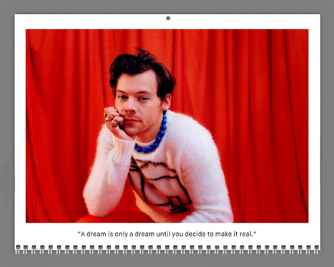 Harry Styles Wall Calendar 2023 and Planner Harry's Etsy UK